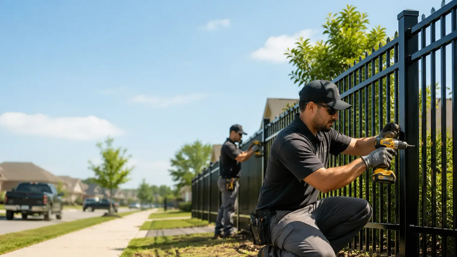 Metal Fence Installation in Reading, MA